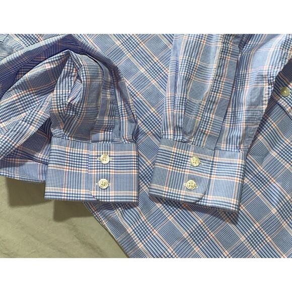 Charles Tyrwhitt Classic Fit Spread Collar Dress Shirt Blue/Red Check 15.5-30/31 - Picture 3 of 7